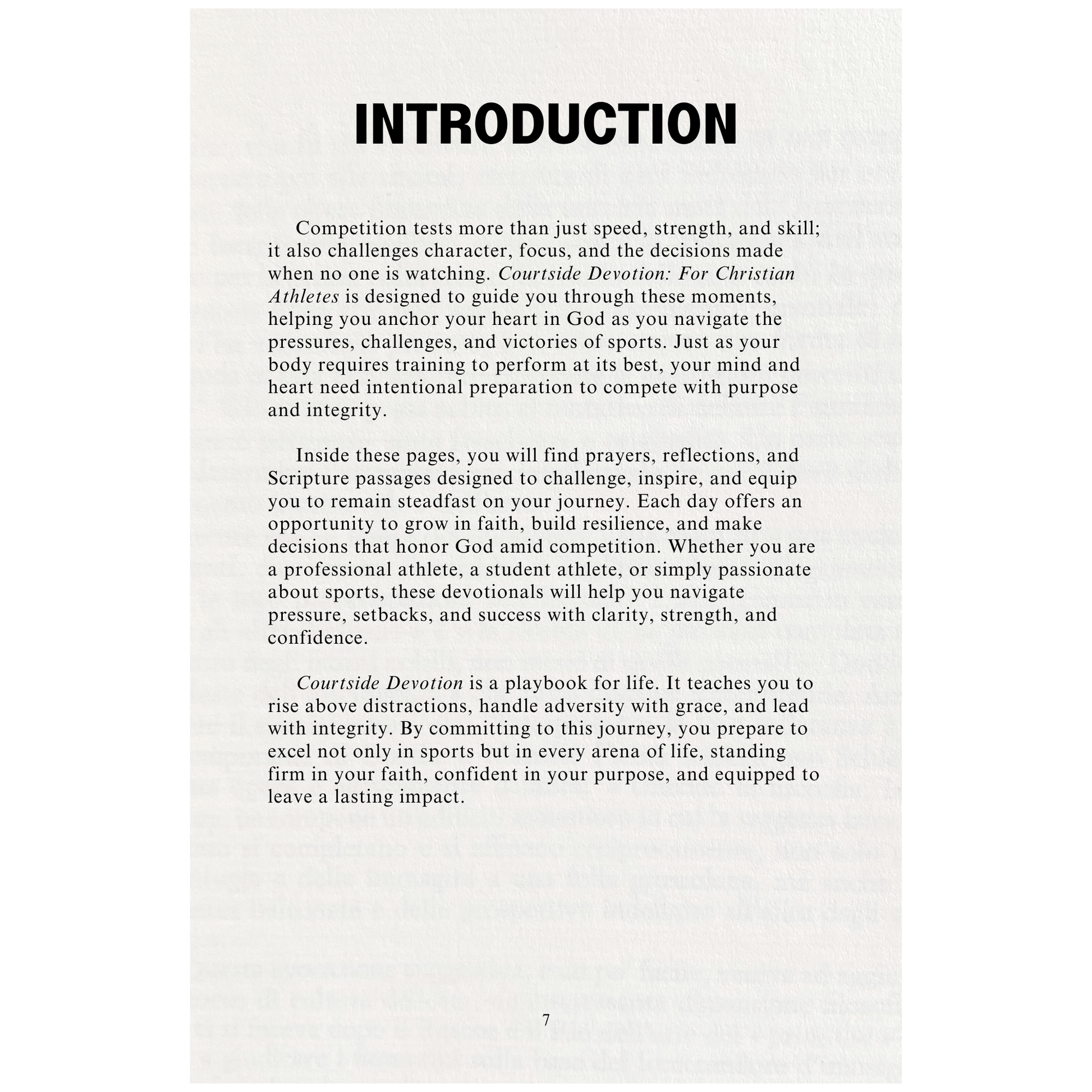 Courtside Devotion: For Christian Athletes