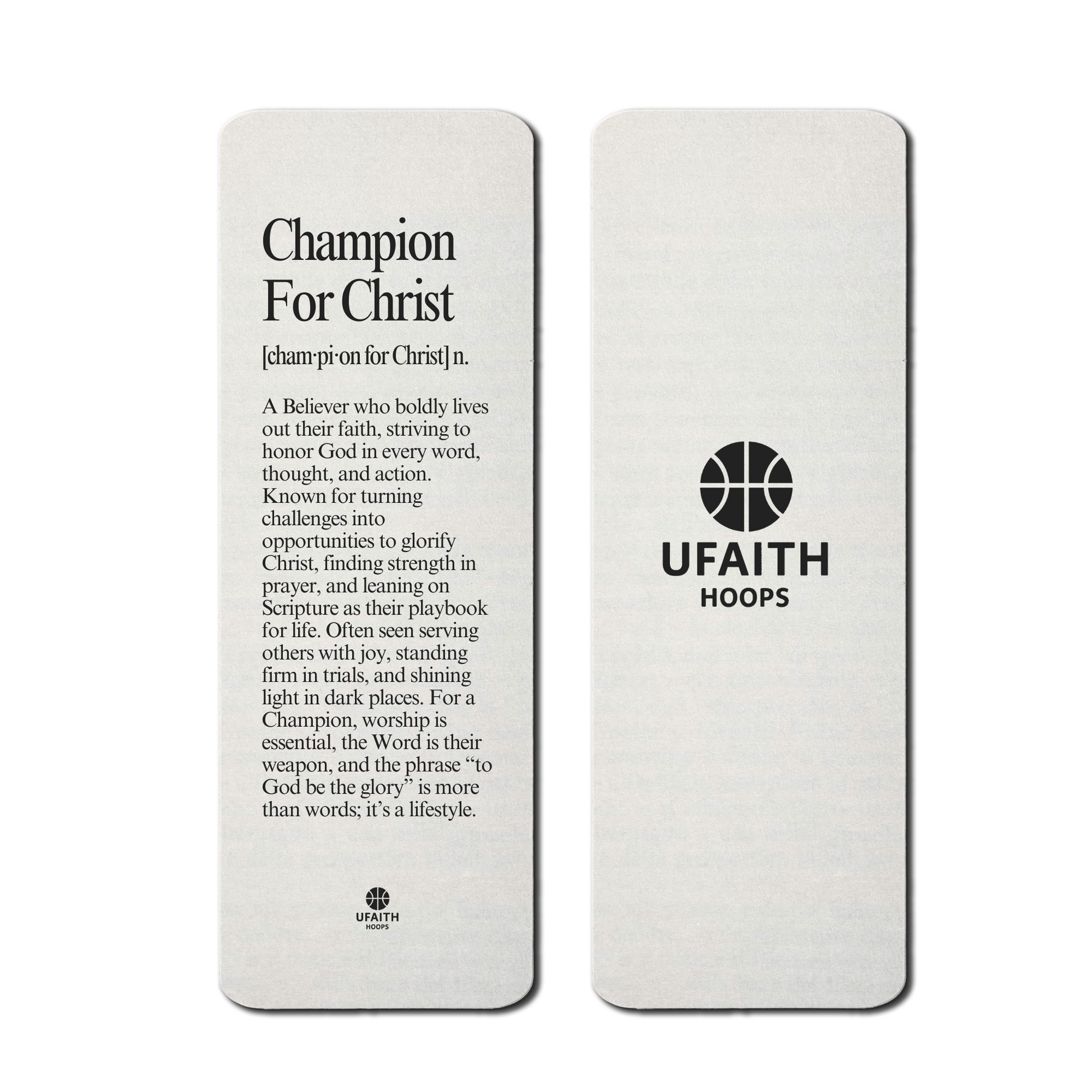 Champion For Christ Bookmark