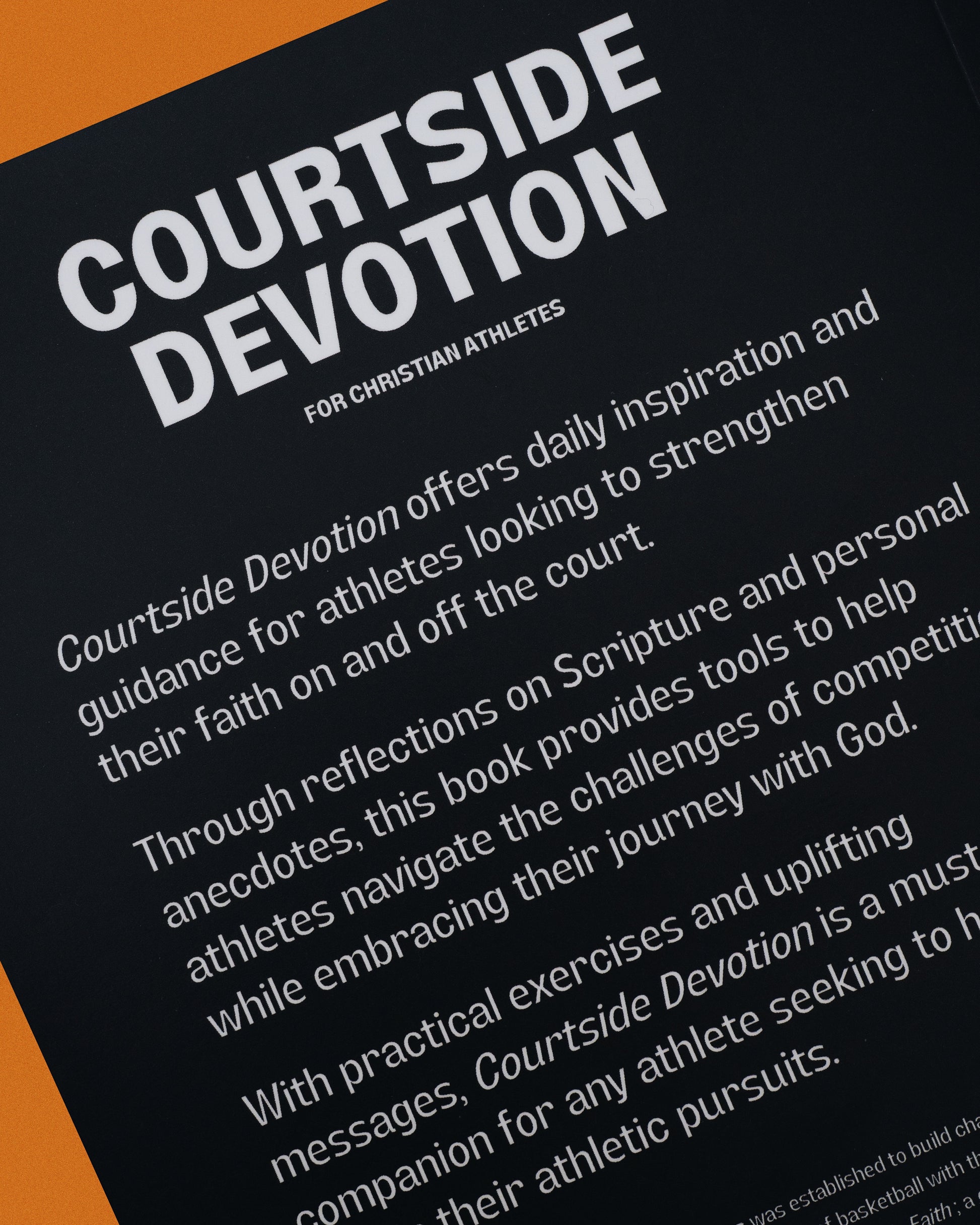 Courtside Devotion: For Christian Athletes