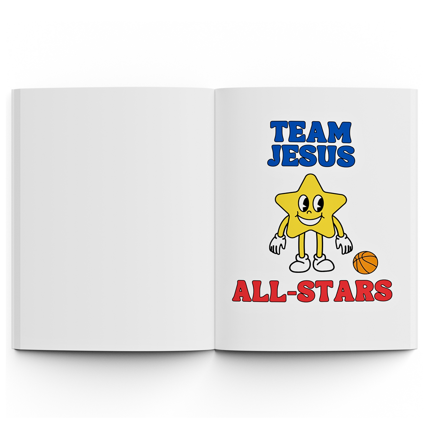 Slam Dunk For Jesus: Kids Coloring Book